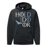 Hodor Hold The Door Performance Fleece Hoodie