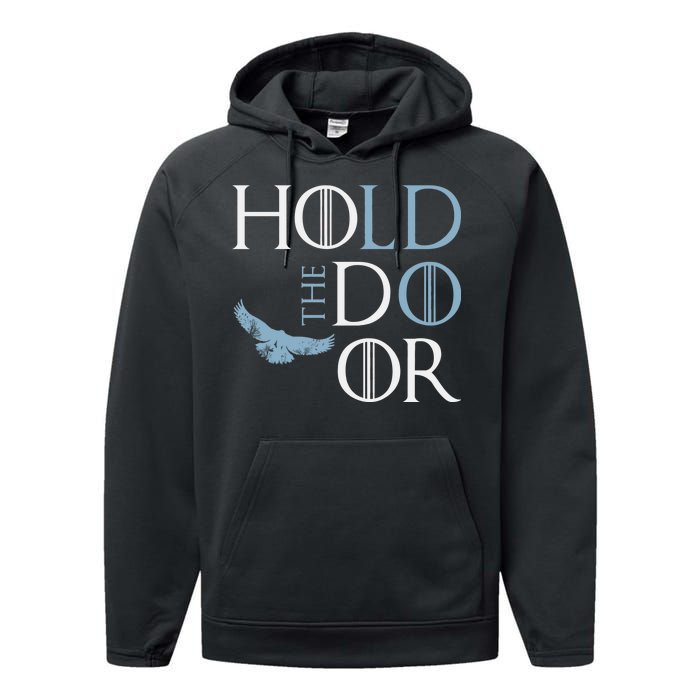 Hodor Hold The Door Performance Fleece Hoodie