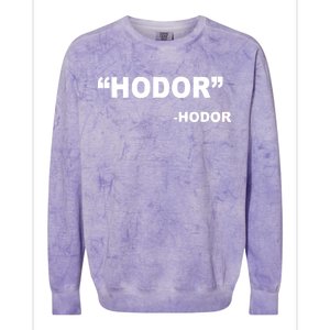 Hodor Logo Colorblast Crewneck Sweatshirt