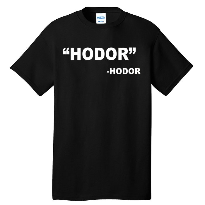 Hodor Logo Tall T-Shirt