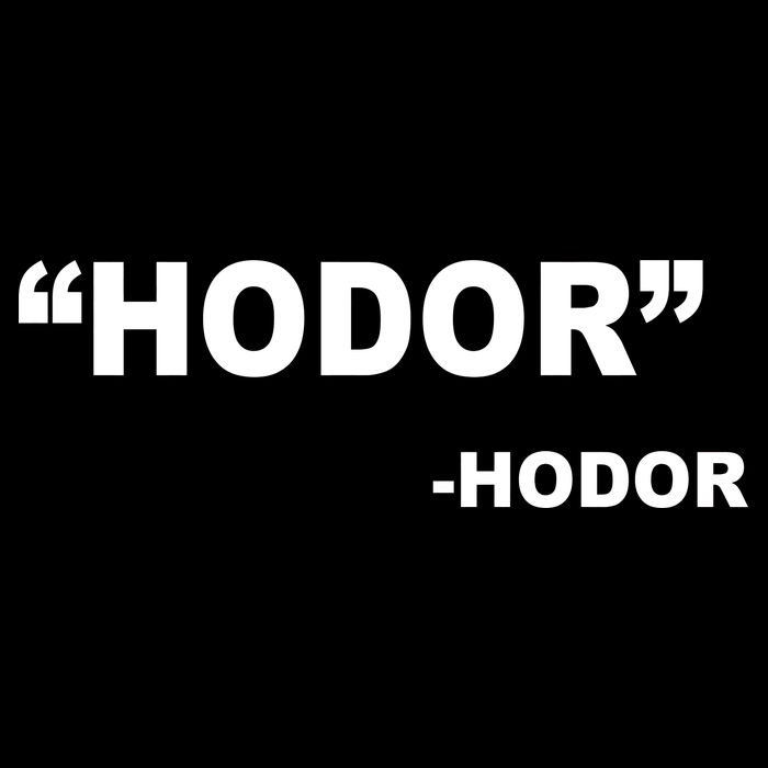 Hodor Logo Backpack