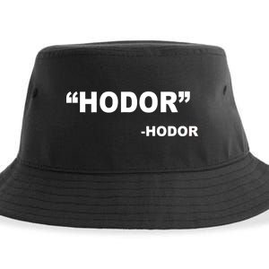 Hodor Logo Sustainable Bucket Hat