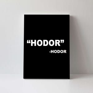 Hodor Logo Canvas