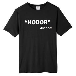 Hodor Logo Tall Fusion ChromaSoft Performance T-Shirt