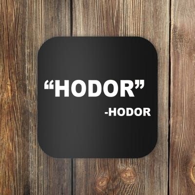 Hodor Logo Coaster