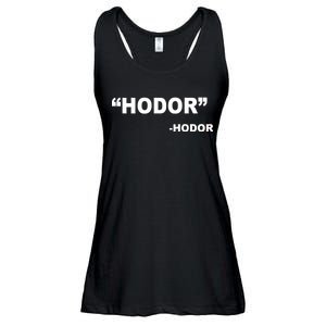 Hodor Logo Ladies Essential Flowy Tank