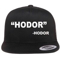 Hodor Logo Flat Bill Trucker Hat