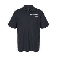 Hodor Logo Softstyle Adult Sport Polo