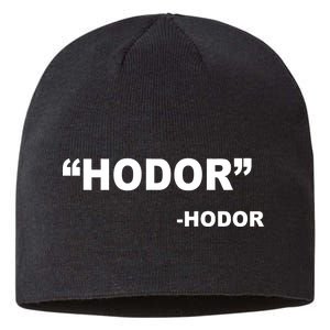 Hodor Logo Sustainable Beanie