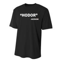 Hodor Logo Youth Performance Sprint T-Shirt