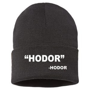 Hodor Logo Sustainable Knit Beanie