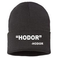 Hodor Logo Sustainable Knit Beanie