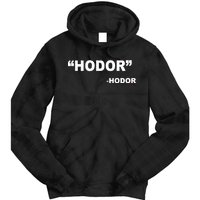 Hodor Logo Tie Dye Hoodie