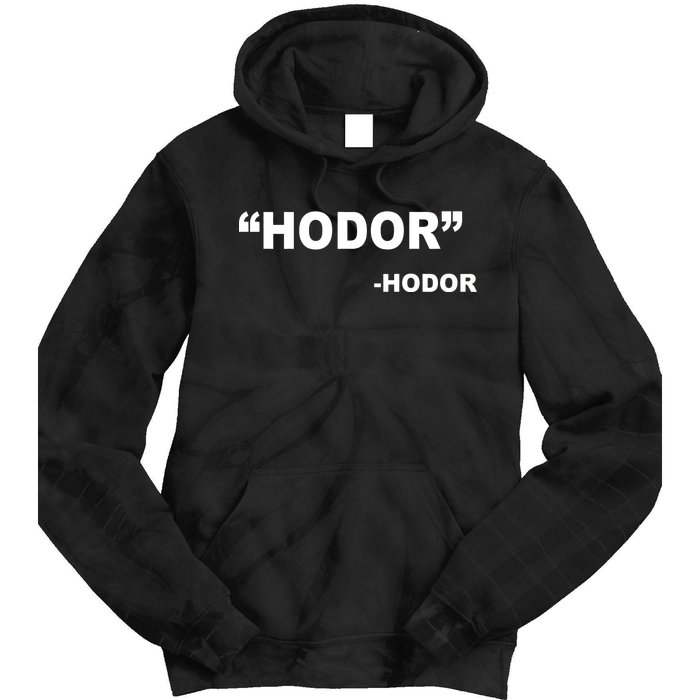 Hodor Logo Tie Dye Hoodie