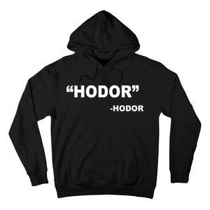 Hodor Logo Tall Hoodie