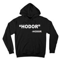 Hodor Logo Tall Hoodie