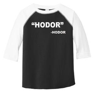 Hodor Logo Toddler Fine Jersey T-Shirt