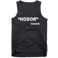 Hodor Logo Tank Top