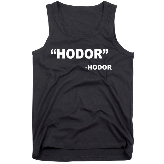 Hodor Logo Tank Top