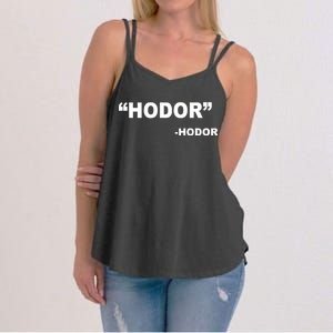 Hodor Logo Women's Strappy Tank