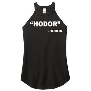 Hodor Logo Women's Perfect Tri Rocker Tank