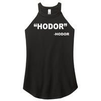 Hodor Logo Women's Perfect Tri Rocker Tank