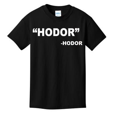 Hodor Logo Kids T-Shirt