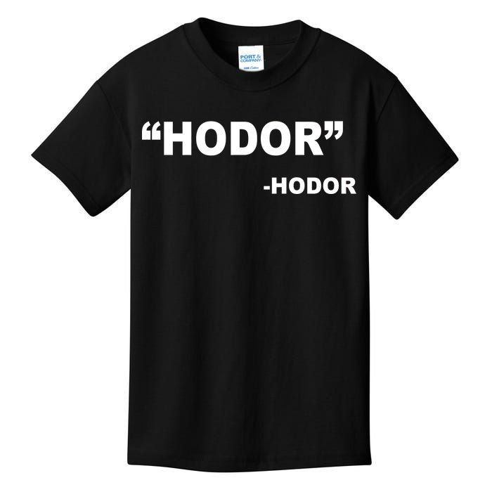 Hodor Logo Kids T-Shirt