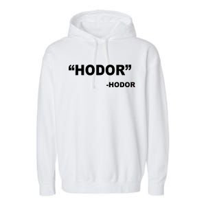 Hodor Logo Garment-Dyed Fleece Hoodie