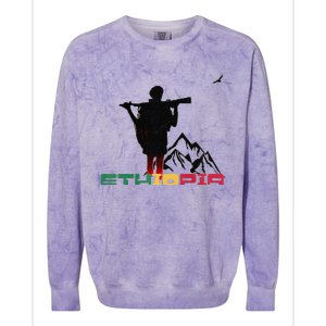 Honor Of Ethiopia Premium Colorblast Crewneck Sweatshirt