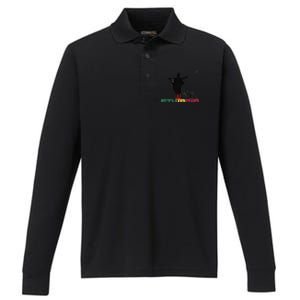 Honor Of Ethiopia Premium Performance Long Sleeve Polo