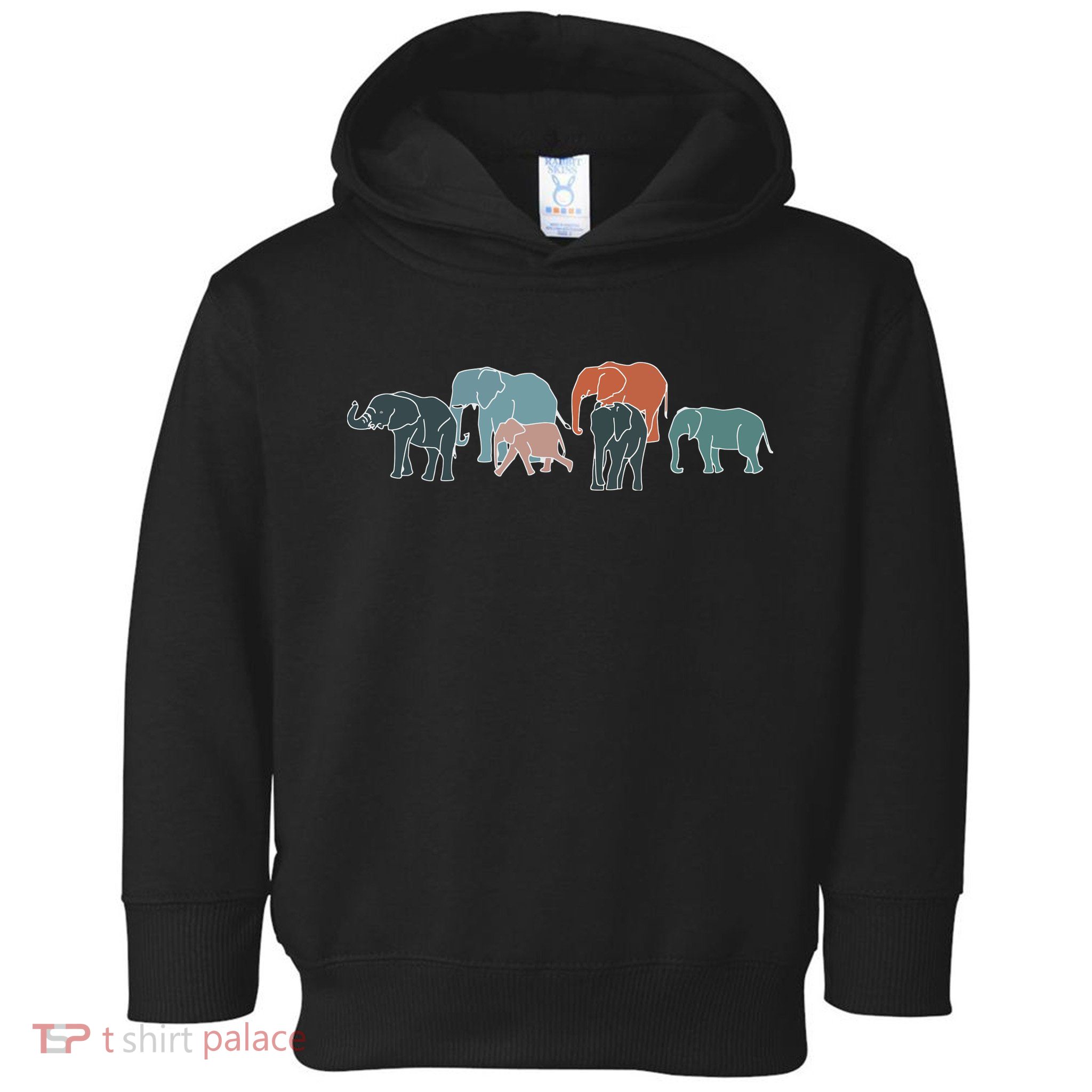 Herd Of Elephants For Africa And Elephant Lovers Toddler Hoodie