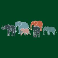 Herd Of Elephants For Africa And Elephant Lovers Cooling Performance Crew T-Shirt