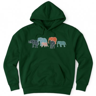 Herd Of Elephants For Africa And Elephant Lovers Hoodie