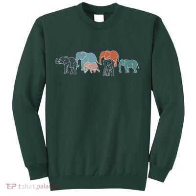Herd Of Elephants For Africa And Elephant Lovers Sweatshirt