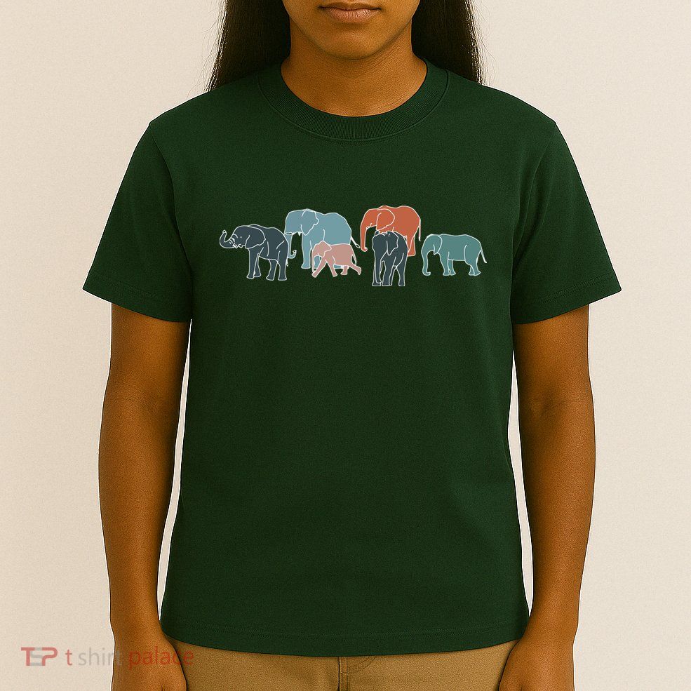 Herd Of Elephants For Africa And Elephant Lovers T-Shirt