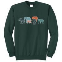 Herd Of Elephants For Africa And Elephant Lovers Tall Sweatshirt