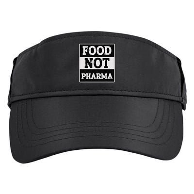 Healthy Organic Eating Herbalist Food Not Pharma Adult Drive Performance Visor