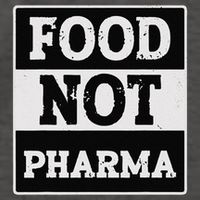 Healthy Organic Eating Herbalist Food Not Pharma Vector Backpack