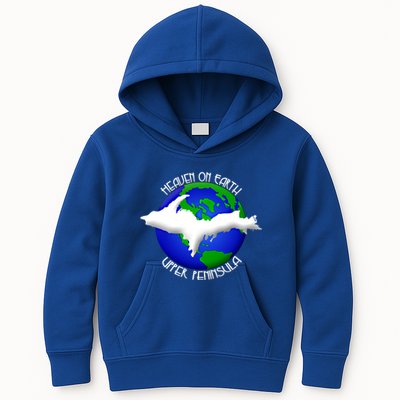 Heaven On Earth Upper Peninsula Michigan Yoopers 906 Cute Gift Kids Hoodie