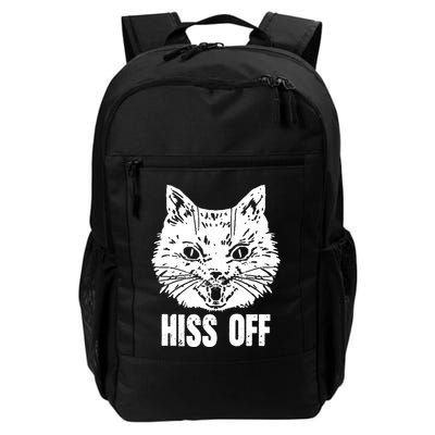Hiss Off Funny Cat Lover Gift Backpack