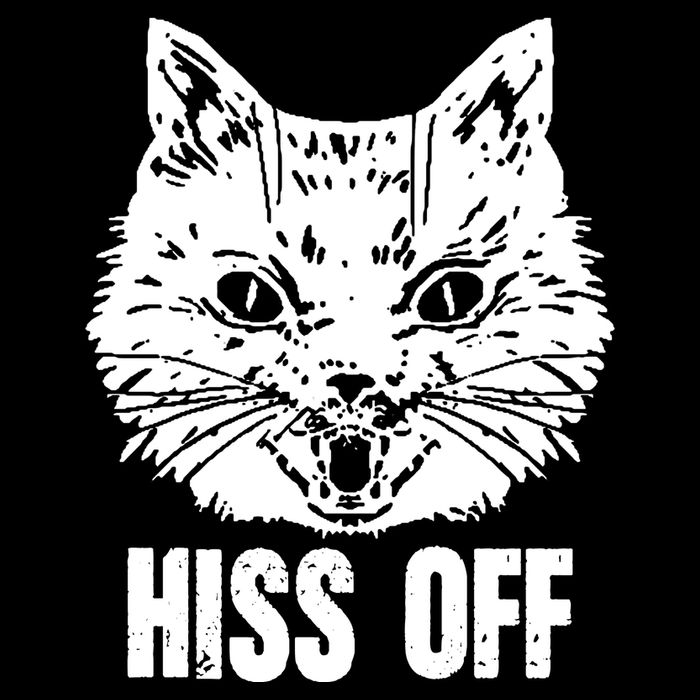 Hiss Off Funny Cat Lover Gift Drawstring Bag