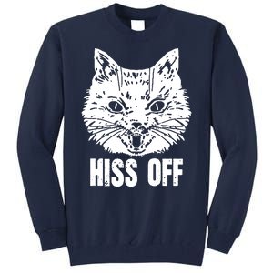 Hiss Off Funny Cat Lover Gift Tall Sweatshirt