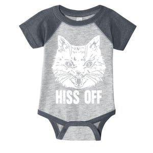 Hiss Off Funny Cat Lover Gift Infant Baby Jersey Bodysuit