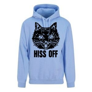 Hiss Off Funny Cat Lover Gift Unisex Surf Hoodie