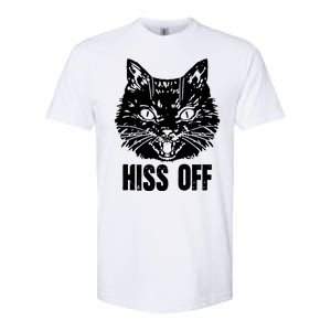 Hiss Off Funny Cat Lover Gift Softstyle CVC T-Shirt