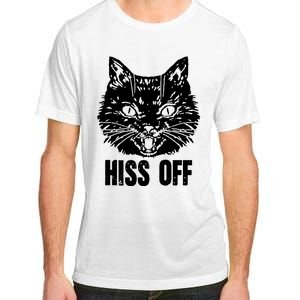 Hiss Off Funny Cat Lover Gift Adult ChromaSoft Performance T-Shirt