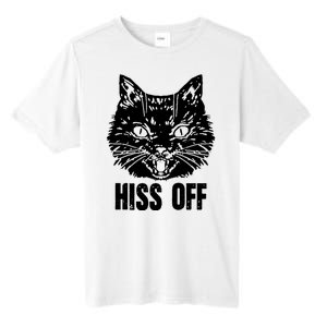 Hiss Off Funny Cat Lover Gift Tall Fusion ChromaSoft Performance T-Shirt