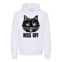 Hiss Off Funny Cat Lover Gift Premium Hoodie