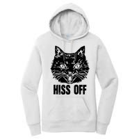 Hiss Off Funny Cat Lover Gift Women's Pullover Hoodie